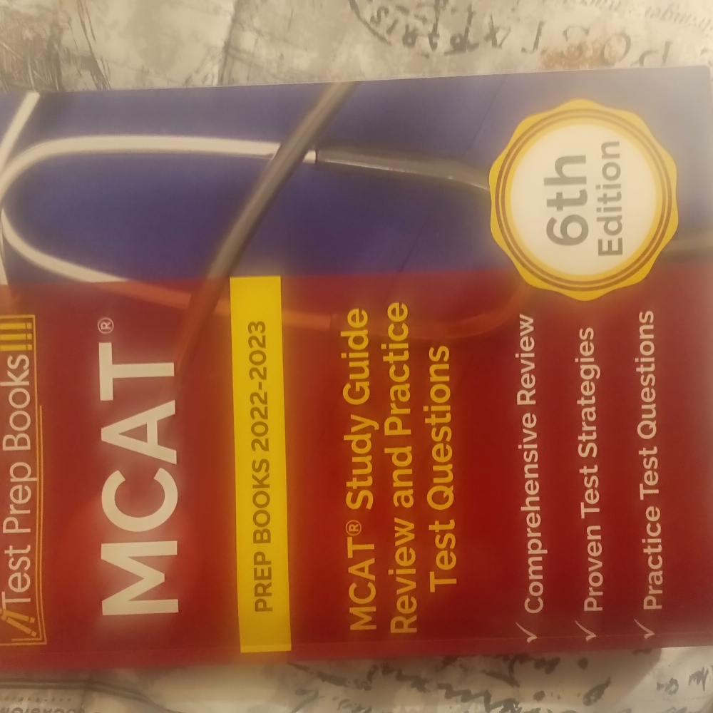 MCAT PREP BOOKS 6TH EDITION 2022 & 2023
